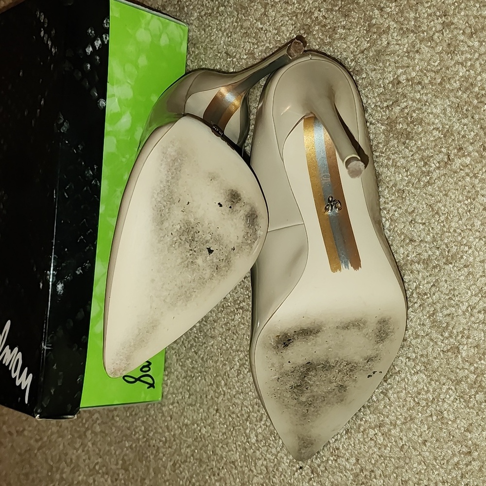 Sam Edelman Danna Nude Patent Heels - Picture 8 of 15